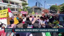 Antusias! Warga Surabaya Saling Dorong Demi Dapatkan Gunungan Tradisi Sedekah Bumi