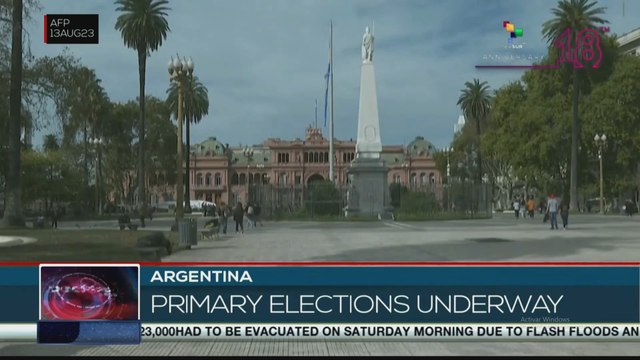 FTS 08:30 13-08: More than 35 million voters called to the polls for Argentina's primary elections