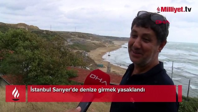 Sarıyer'de denize girmek yasaklandı