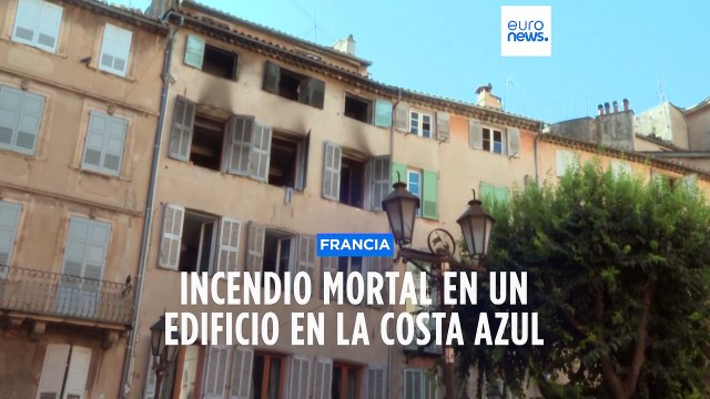 Francia | Tres personas murieron tras un incendio en un edificio residencial en la Costa Azul