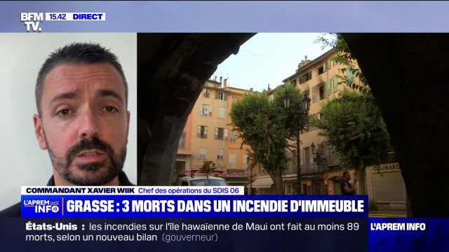 Incendie mortel à Grasse: Les immeubles adjacents ont pu être regagnés par leurs occupants , affirme le commandant Xavier Wiik
