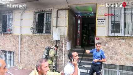 Esenyurt'ta eşi ve çocukları içerideyken evi ateşe verdi!