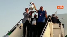 Mancini lascia la Nazionale, ecco quando alzava la coppa al ritorno da Euro2020 dopo la vittoria