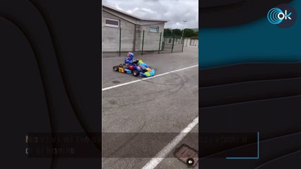 Fernando Alonso se pasa a los karts durante las vacaciones