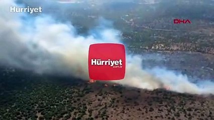 İzmir'de yangın! Ekipler alevlere müdahale ediyor