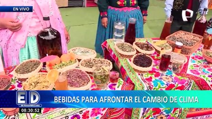 Emprendedoras presentan bebidas a base de hierbas para afrontar el cambio de clima y el estrés