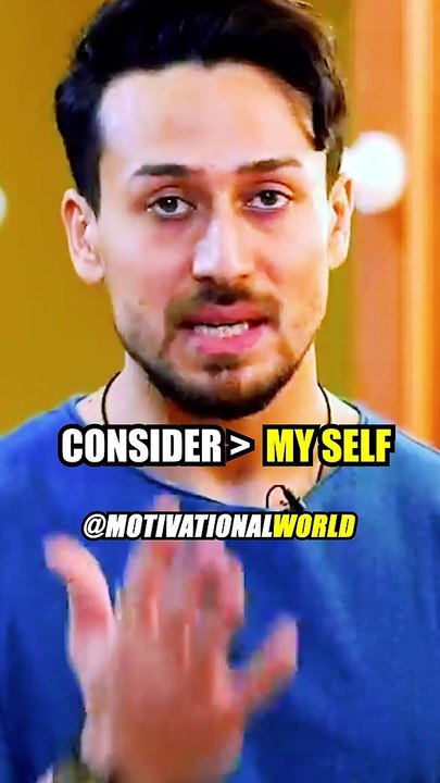 I CONSIDER MYSELF LABOUR SHORTS MOTIVATIONAL VIDEO | TIGER SHROFF