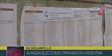 Argentina reporta al menos 28% de ciudadanos que han ejercido el voto