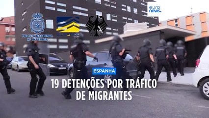 Polícia espanhola desmantela rede de tráfico de migrantes