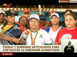 Plan de Amor en Acción garantiza la soberanía alimentaria al pueblo mirandino