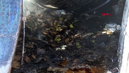 Incendie dans une usine alimentaire dans une zone industrielle organisée à Antalya