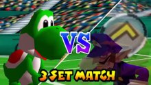 Mario Tennis 64 Doubles Planet Cup - Wario and Waluigi
