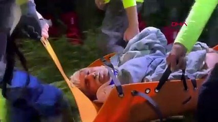 L'homme qui travaillait comme berger à Bursa est tombé dans le lit du ruisseau