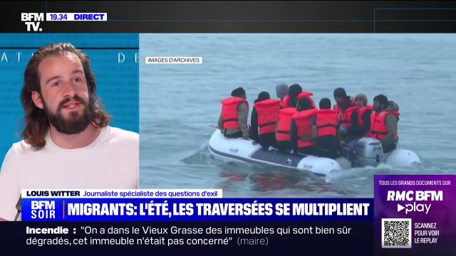 Traversée de la Manche par les migrants: la répression aux frontières augmente surtout la détermination des personnes à passer , affirme le journaliste Louis Witter