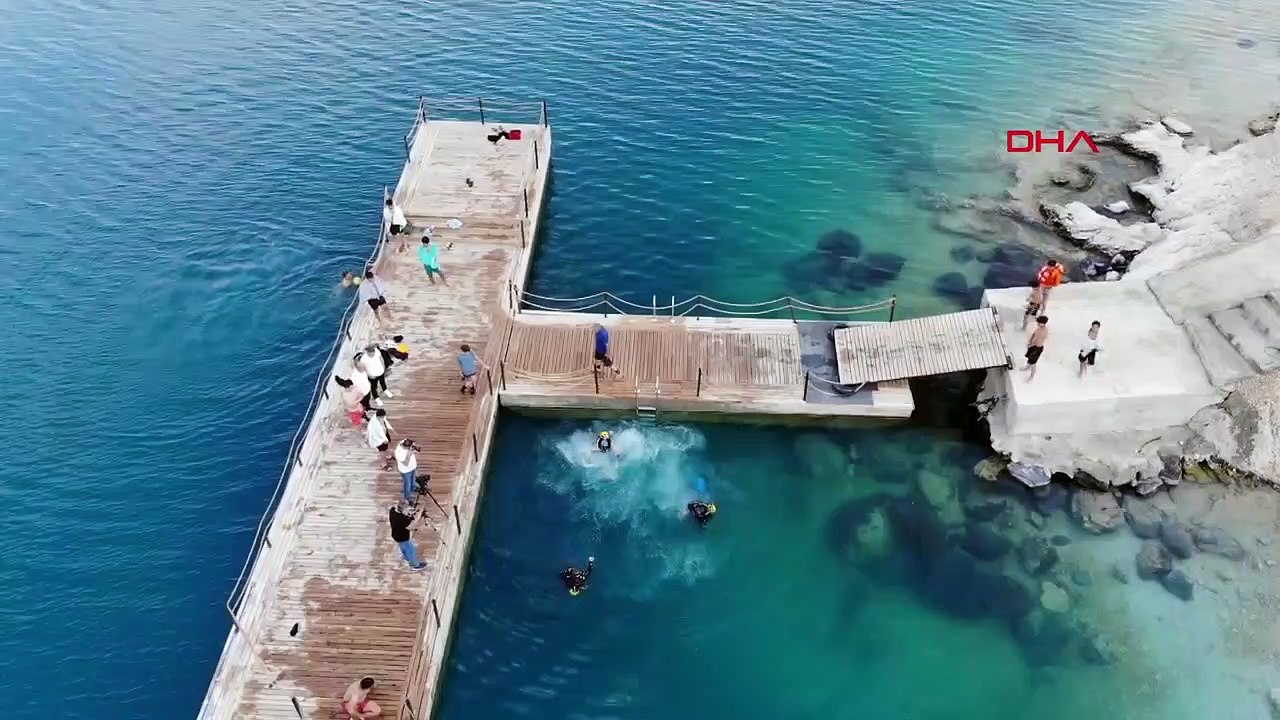 Vestiges historiques découverts en plongée au lac de Van