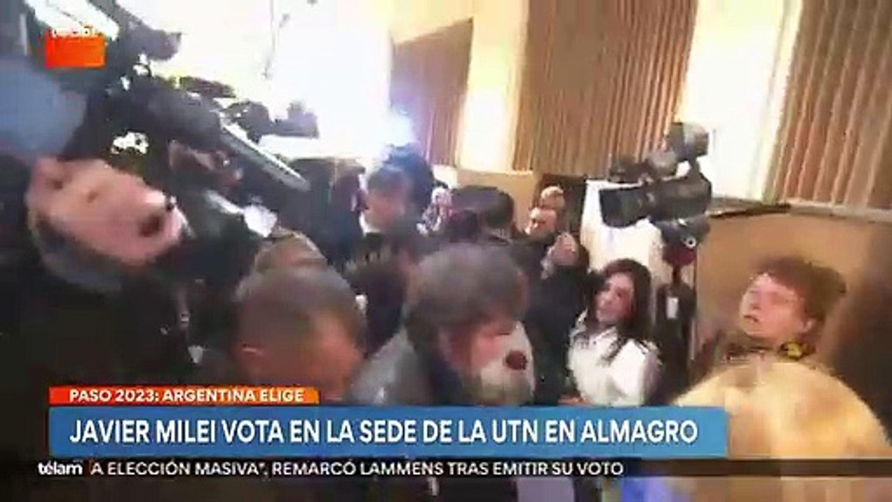 Votación Javier Milei