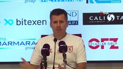 Samsunspor Coach Hüseyin Eroğlu： "J'aimerais que nous puissions revenir avec une victoire"