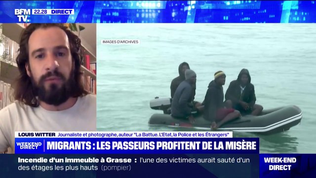 Traversée de la Manche par les migrants: Les passeurs que l'on voit traduits devant la justice sont des petites mains , affirme Louis Witter