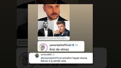 Une réponse controversée de Yaşar İpek à son disciple qui dit 'Vous jouez la vie d'Emrah'： Sa vie est vide