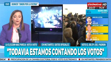Cecilia Moreau: "Creemos que la formula Massa - Rossi obtuvo un buen resultado"