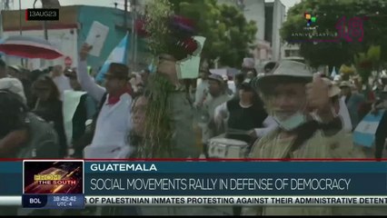 In Guatemala the people march against the actions of the Public Prosecutor's Office and in favor of democracy