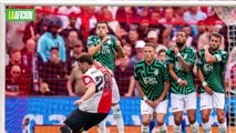 Feyenoord se atora con Fortuna Sittard en partido gris de Santiago Giménez