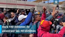 Indemnizará México con 3.5 mdp por cada muerto en estación migratoria de Ciudad Juárez