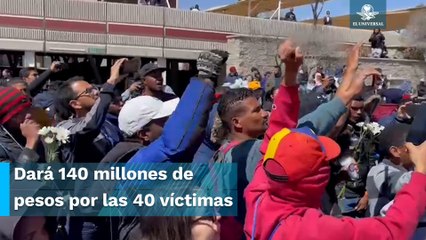 Indemnizará México con 3.5 mdp por cada muerto en estación migratoria de Ciudad Juárez