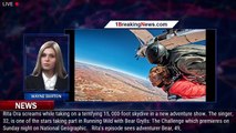 Rita Ora screams while facing terrifying 15,000-ft skydive in Nevada's