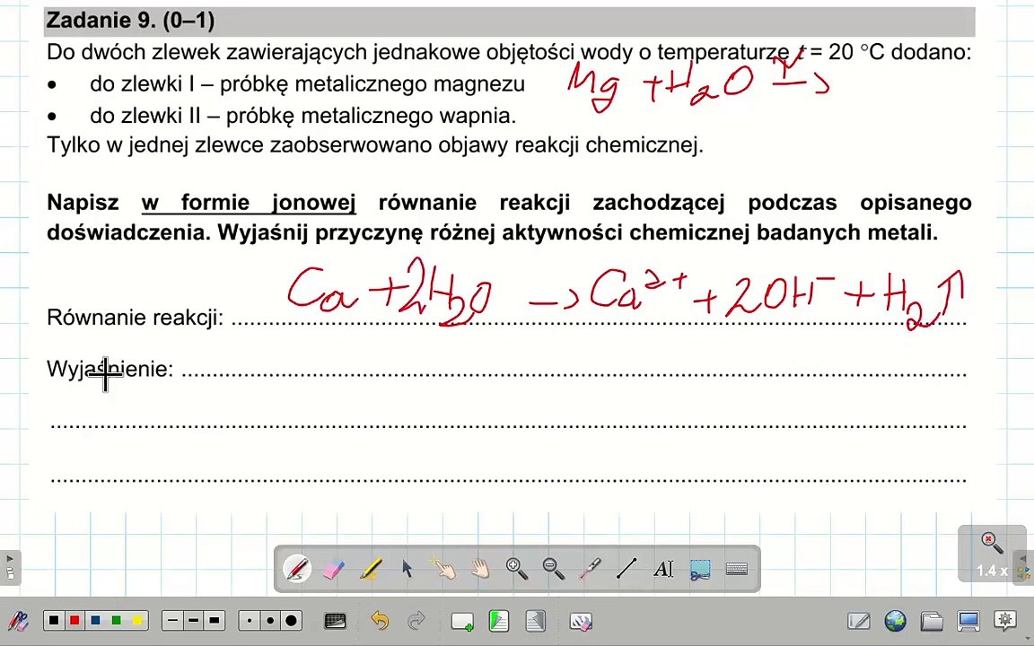 ZADANIE 9 CKE 2021 MARZEC ENERGIA POTENCJALNA ELEKTRONÓW WALENCYJNYCH. #chemia #chemistry