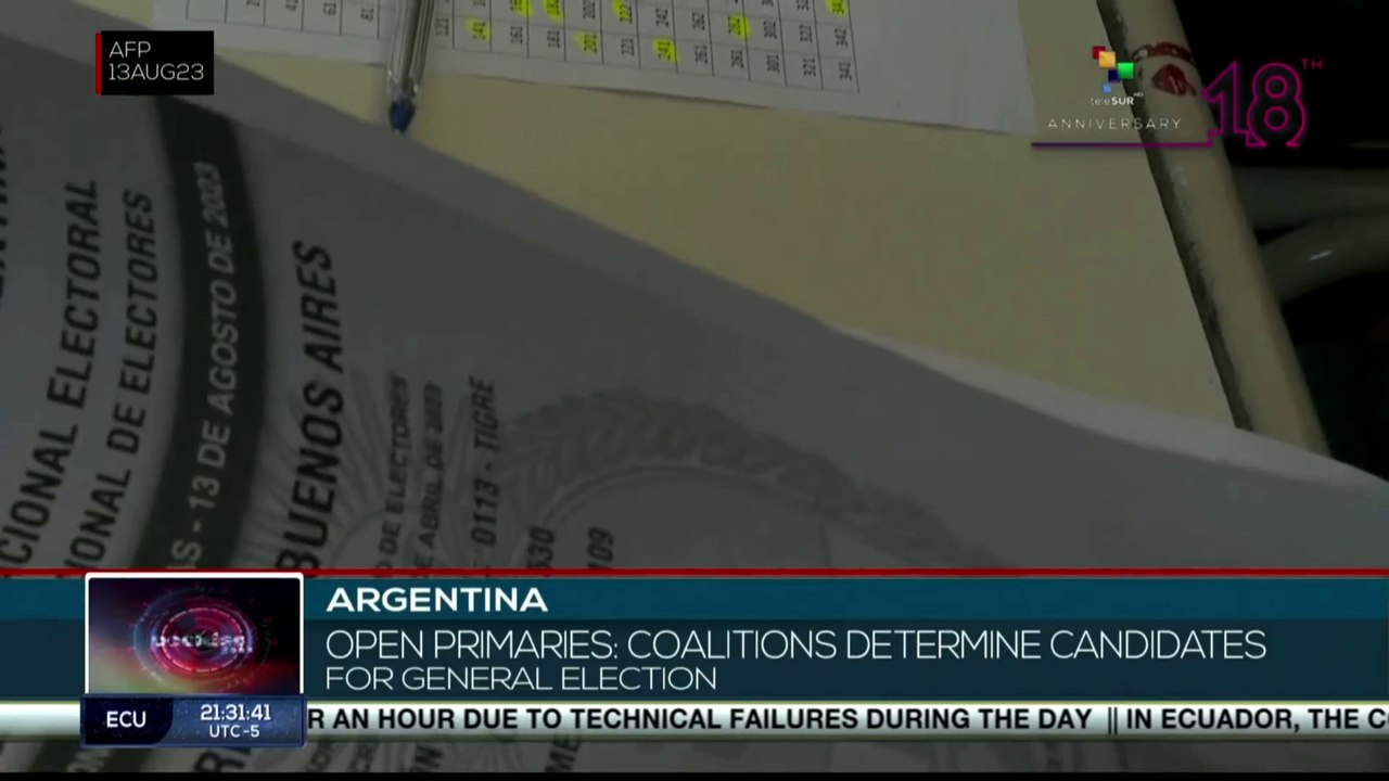 Argentina: First results of the primary elections showed Javier Milei as the most voted candidate