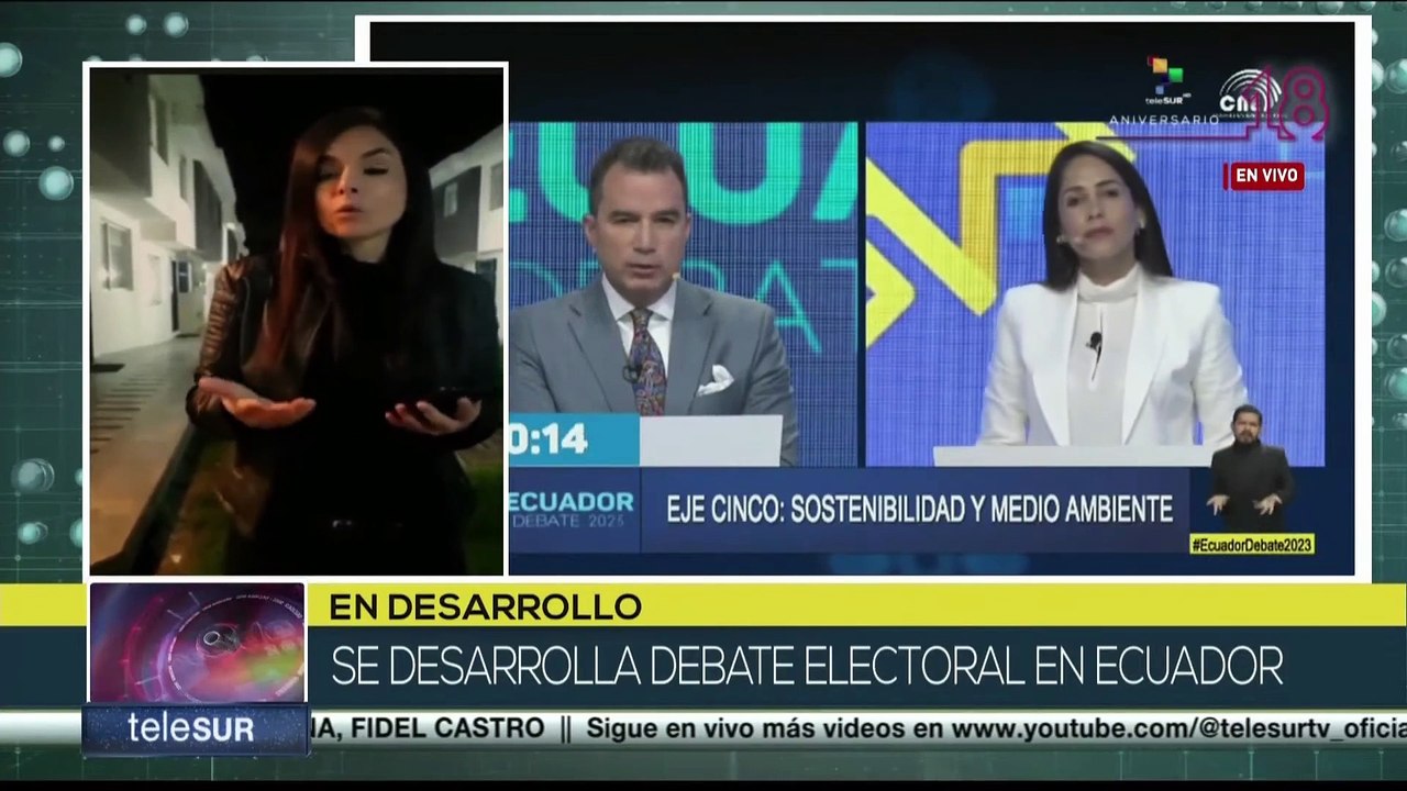 En Ecuador continúa debate electoral de cara a las elecciones presidenciales