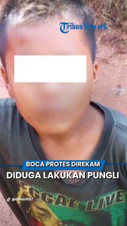 HEBOH , Protes Direkam Diduga Lakukan Pungli, Bocah Ngamuk ke Sopir Truk