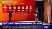 Météo France place 5 départements en vigilance orange canicule