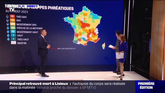 En France, 14 départements ont des nappes phréatiques à un niveau très bas malgré les dernières pluies