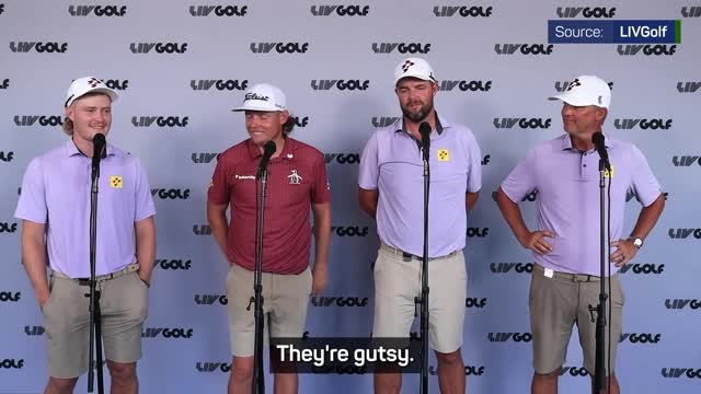 Cam Smith joins fellow Aussie golfers in watching 'gutsy' Matildas from LIV Tour