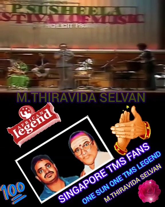 T.M.S. LEGEND  .SINGAPORE TMS FANS. M.THIRAVIDA SELVAN SINGAPORE VOL  28
