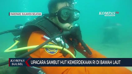 Video herunterladen: Upacara Sambut Hut Kemerdekaan Ri di Bawa Laut