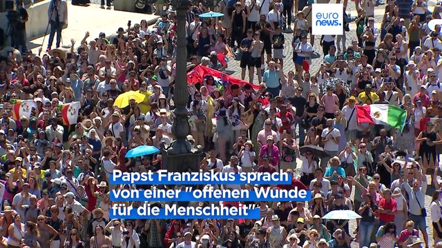 Schmerz und Scham : Papst zeigt sich betroffen wegen toter Migranten im Mittelmeer