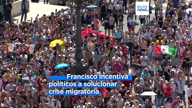 Papa Francisco diz que naufrágios no Mediterrâneo são ferida aberta na nossa humanidade