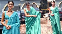 Dream Girl 2 Movie Promotion: Ananya Panday Sky Blue Look पर Troll क्यों, कहा Hanger में Saree...|