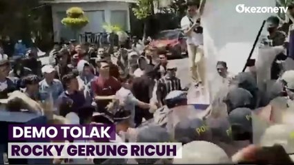 Demo Tolak Rocky Gerung di Sampang, Madura Berujung Ricuh