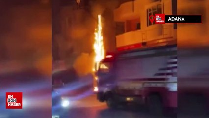 Adana'da aşırı sıcaktan dolayı trafolar yandı