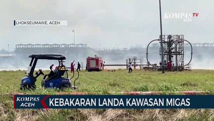 Kebakaran Landa Kawasan Ladang Migas