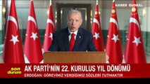AK Parti'nin 22. kuruluş yıl dönümü! Cumhurbaşkanı Erdoğan: Hayat pahalılığını yine biz halledeceğiz