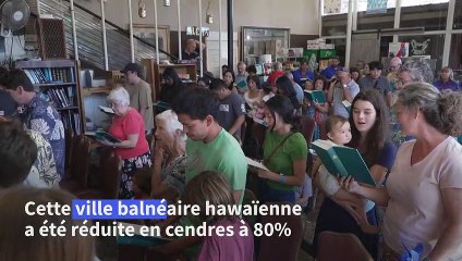 Incendies à Hawaï: une messe célébrée dans un café après la destruction d'une église
