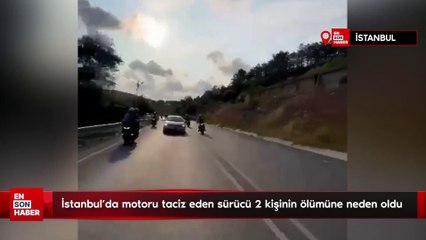 İstanbul'da motoru taciz eden sürücü 2 kişinin ölümüne neden oldu