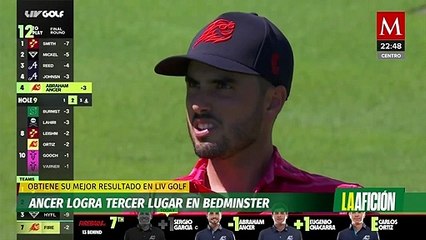 Abraham Ancer alcanza el tercer lugar en el Trump National Bedminster