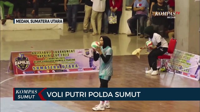 Tim Voli Putri Polda Sumatera Utara Sabet Juara Kapolri Cup Zona I