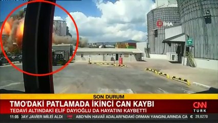 Kocaeli TMO patlamasında hayatını kaybedenlerin sayısı 2'ye yükseldi